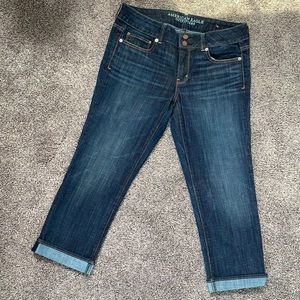 American Eagle Low Rise Artist Crop